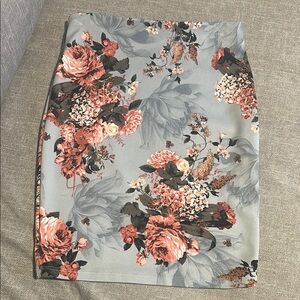 Floral Print Women's Skirt